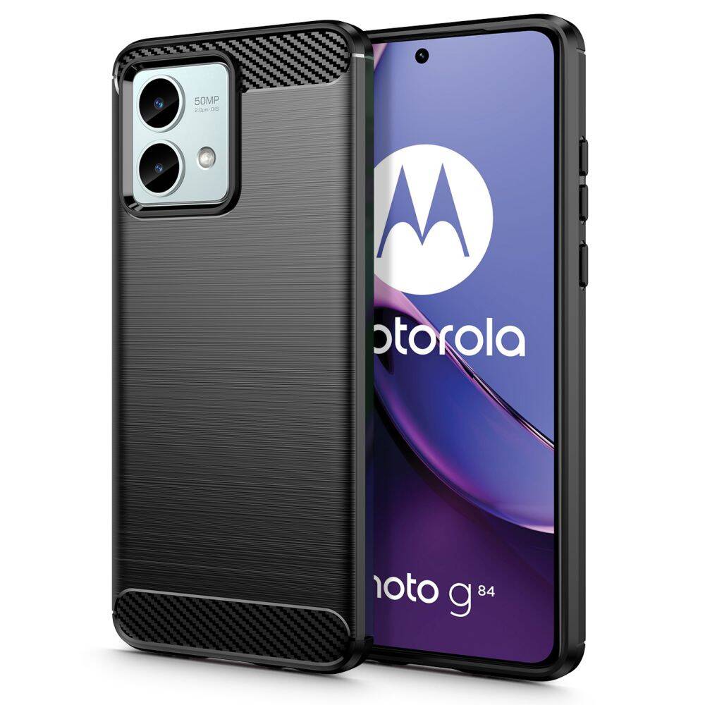 Etui Tech-protect Tpucarbon Motorola Moto G84 5g Black Case