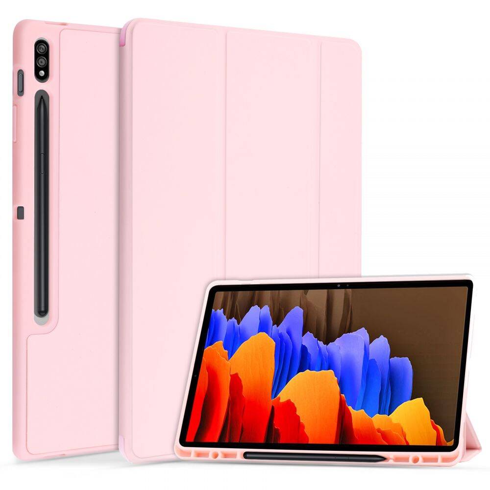 Etui TECH-PROTECT Galaxy Tab S7 Fe 5G 12.4 T730 / T736B SC Pen Pink Case