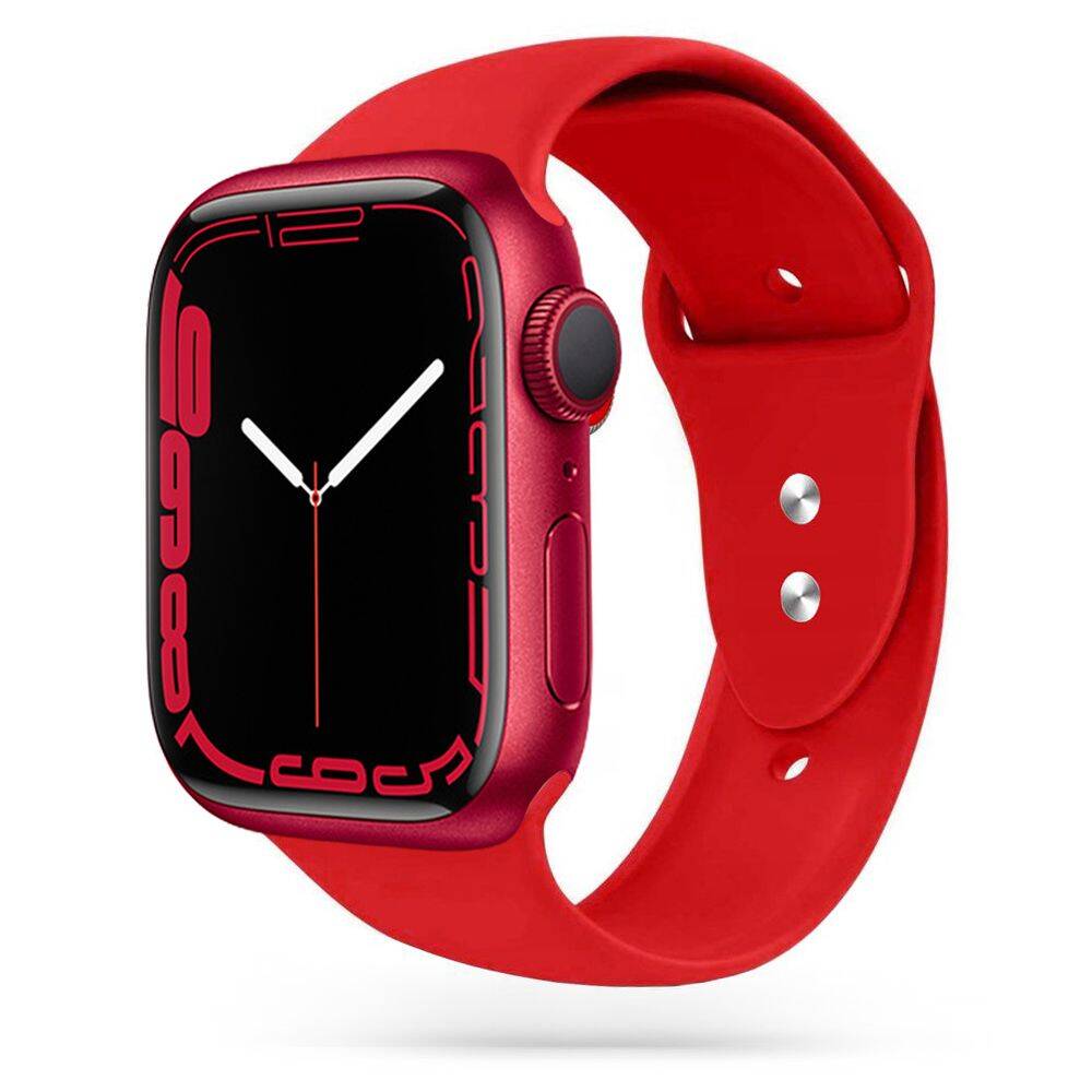 Czerwony pasek TECH-PROTECT Smoothband dla Apple Watch