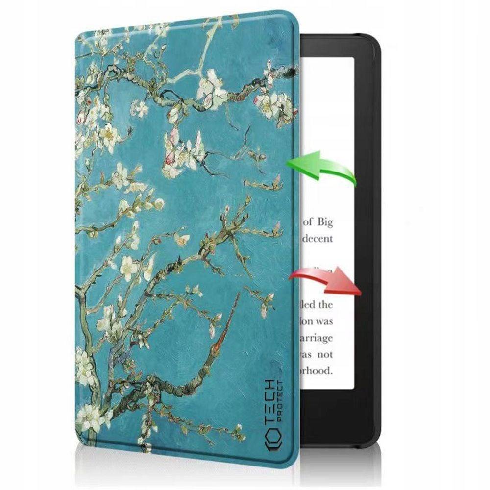 Etui TECH-PROTECT Kindle Paperwhite V / 5 / Smartcase Signature Edition Sakura - zamykane