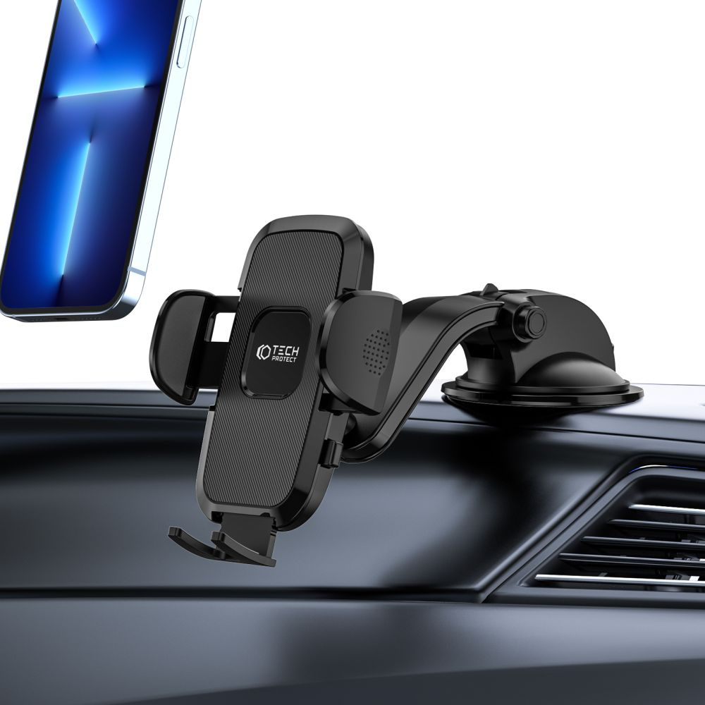 Uchwyt na telefon TECH-PROTECT V3 UNIVERSAL DASHBOARD CAR MOUNT BLACK