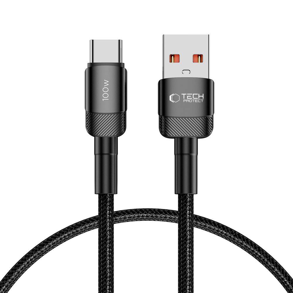 Czarny kabel USB-C Tech-protect Ultraboost Evo