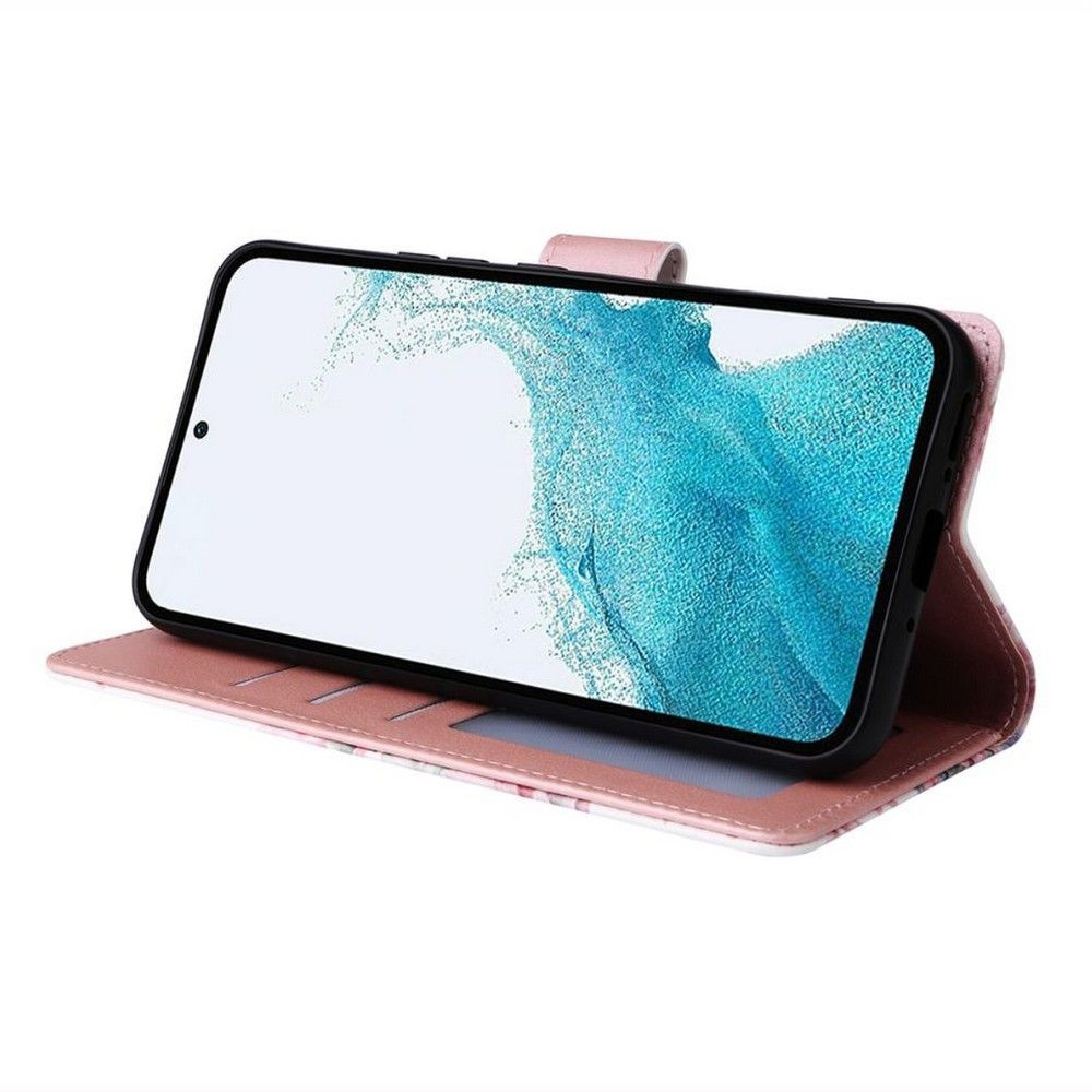 Etui Tech-protect Wallet Galaxy A14 5G Garden Violet Case - wnętrze