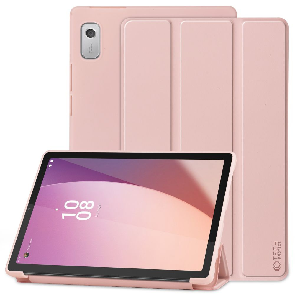 Etui Tech-protect Smartcase Lenovo Tab M9 9.0 Tb-310 Pink - widok z przodu