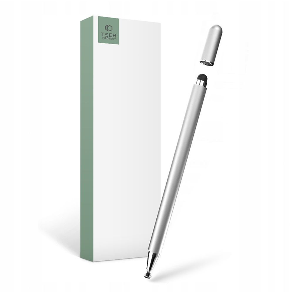 Rysik TECH-PROTECT magnet stylus pen silver