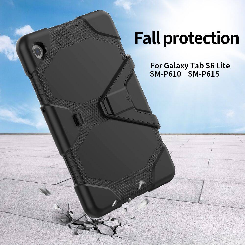 Etui TECH-PROTECT Galaxy Tab S6 Lite 10.4 P610/P615 Survive Black Czarne Case