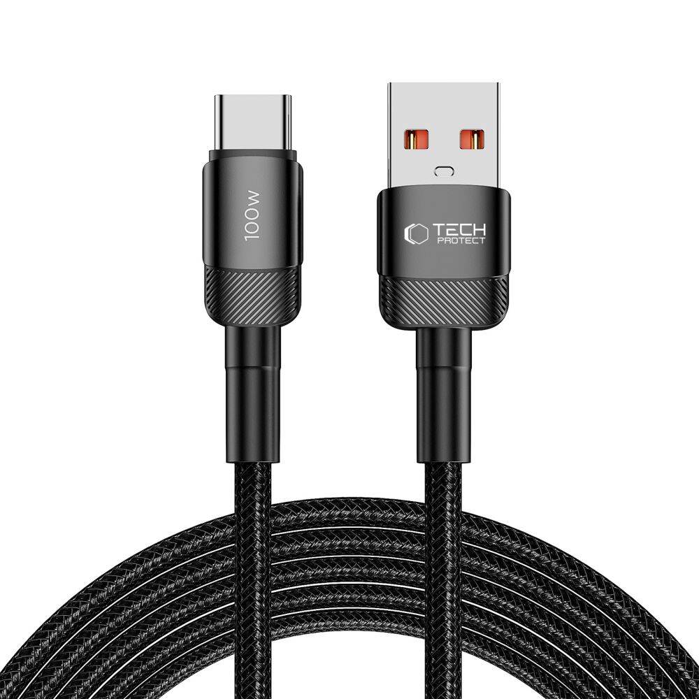 Kabel USB-C Tech-Protect Ultraboost Evo 100w/5a 300cm Black