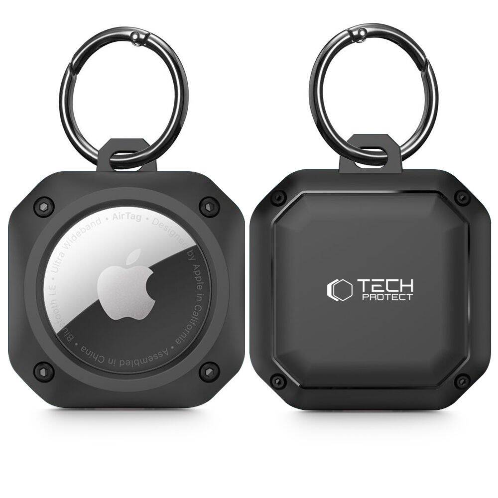 Etui Tech-Protect Rough Pro Apple Airtag Black