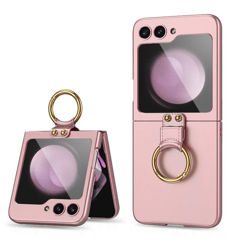 Etui Tech-protect Icon Ring Galaxy Z Flip 5 Rose Gold Case