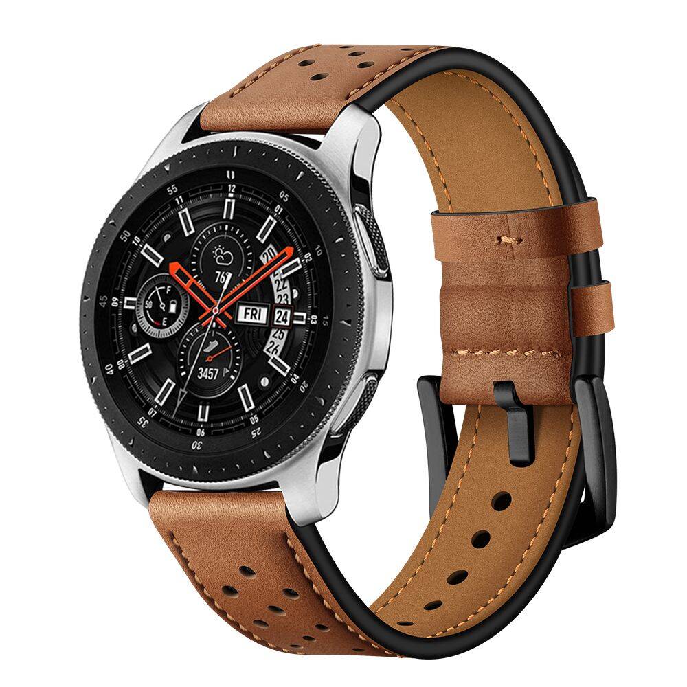 Pasek TECH-PROTECT Samsung Galaxy Watch 46mm Leather Brown