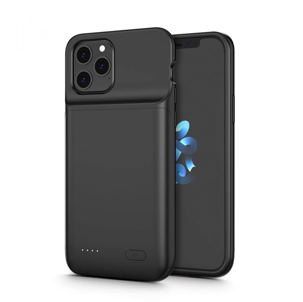 Etui TECH-PROTECT Powercase 4800MAH iPhone 12/12 Pro Black Czarne Case - detale