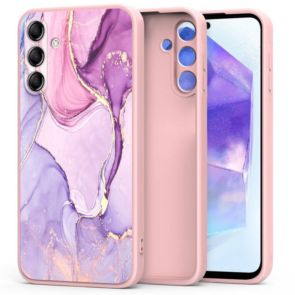 Różowe Etui Tech-Protect Icon Galaxy A55 5G