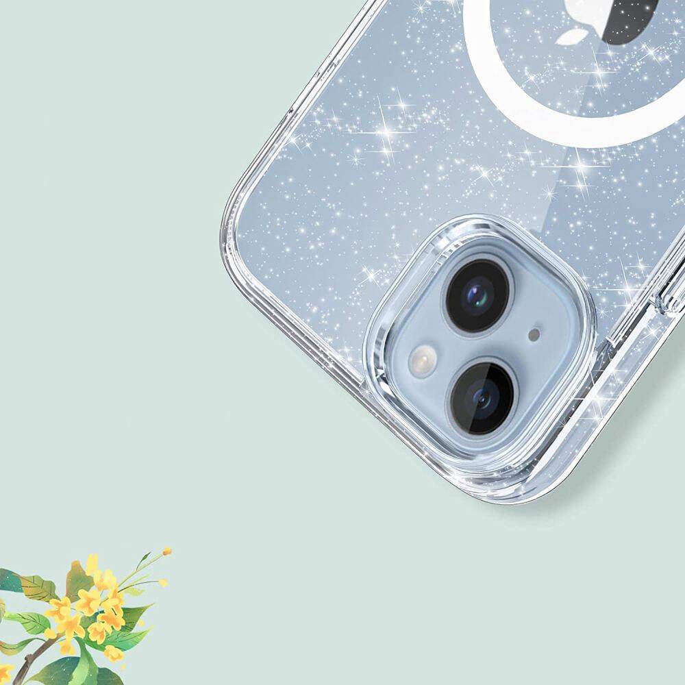 Etui Tech-protect Flexair Hybrid Magsafe iPhone 12 / 12 Pro Glitter Case