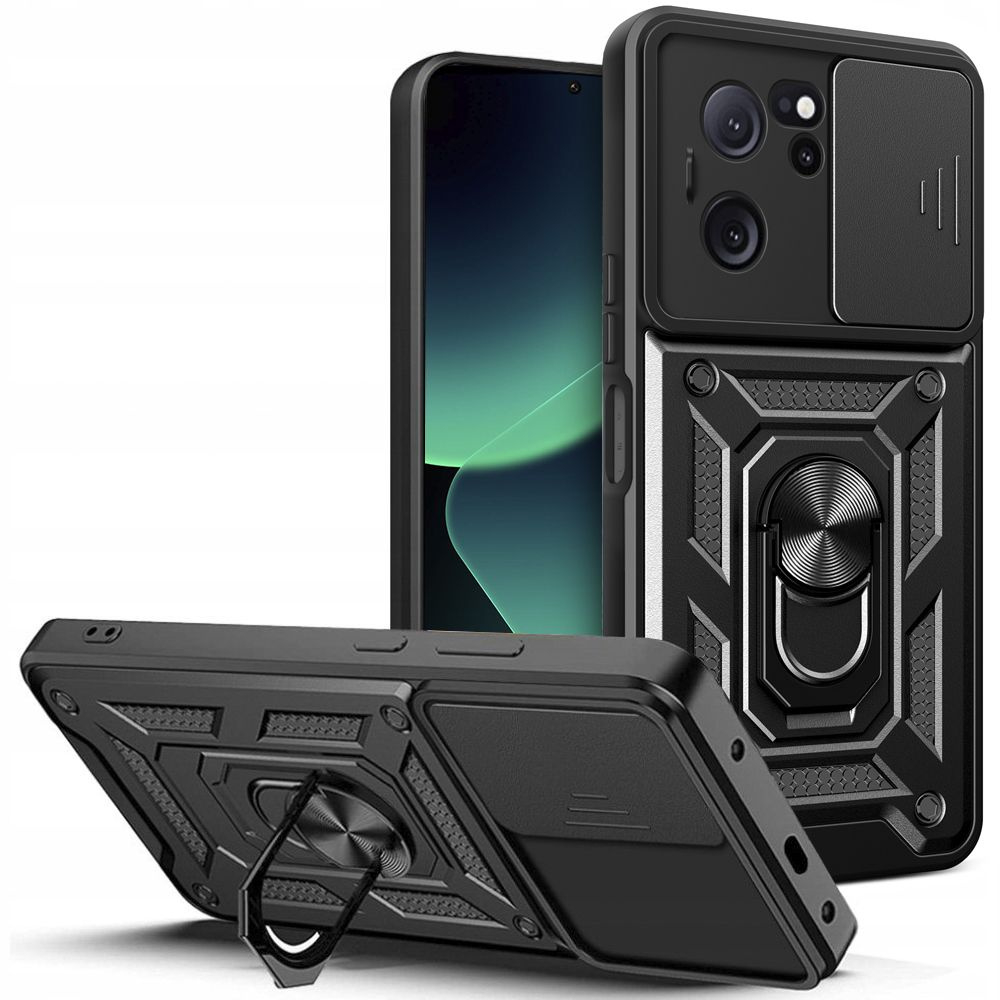 Etui Tech-protect Camshield Pro Xiaomi 13T / 13T Pro Black Case