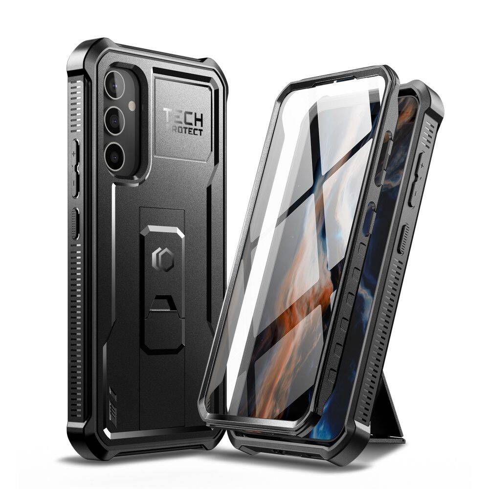 Etui Tech-Protect Kevlar Pro Galaxy A34 5G Black Case - Ochrona 360 stopni