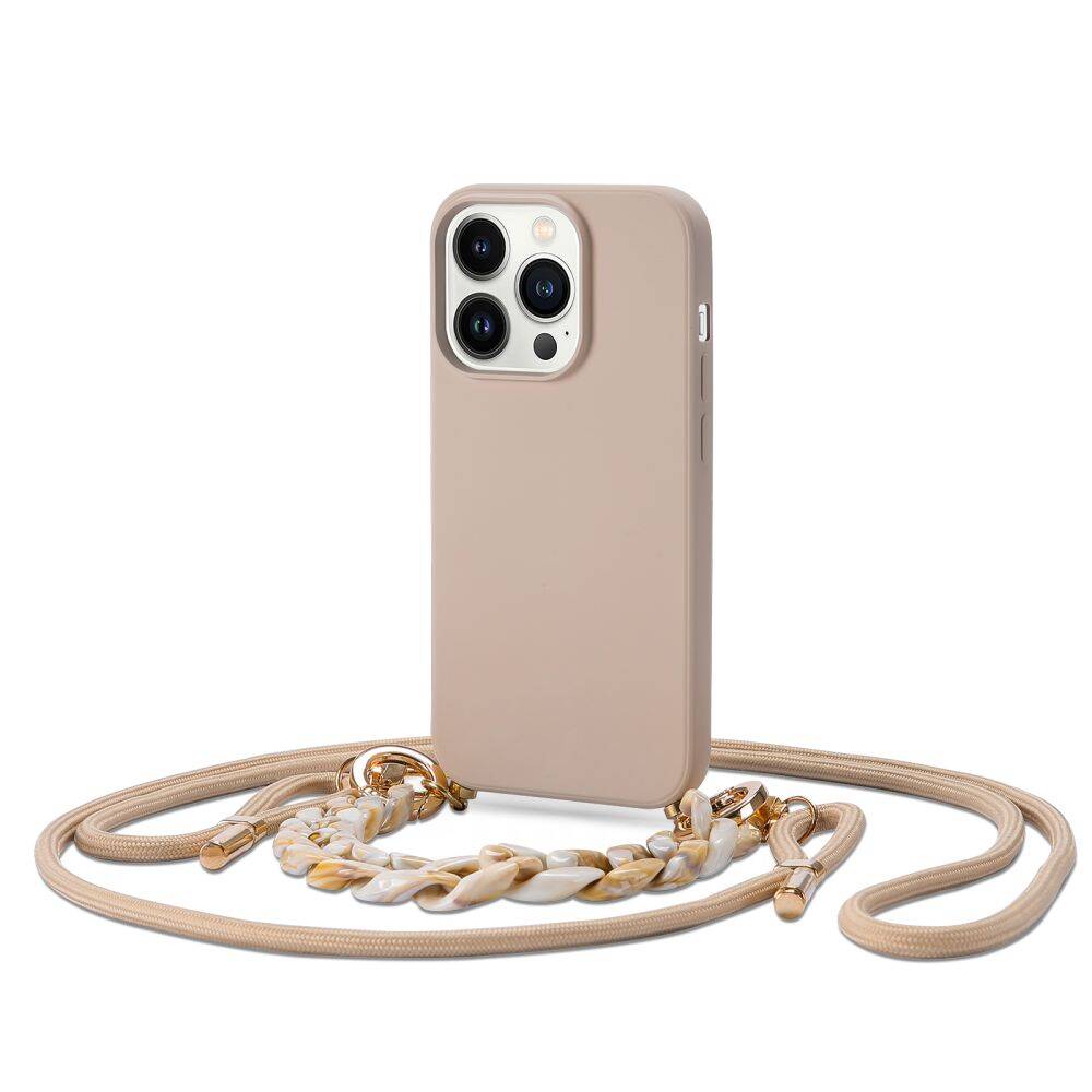 Etui Tech-protect Icon Chain iPhone 14 Pro Beige