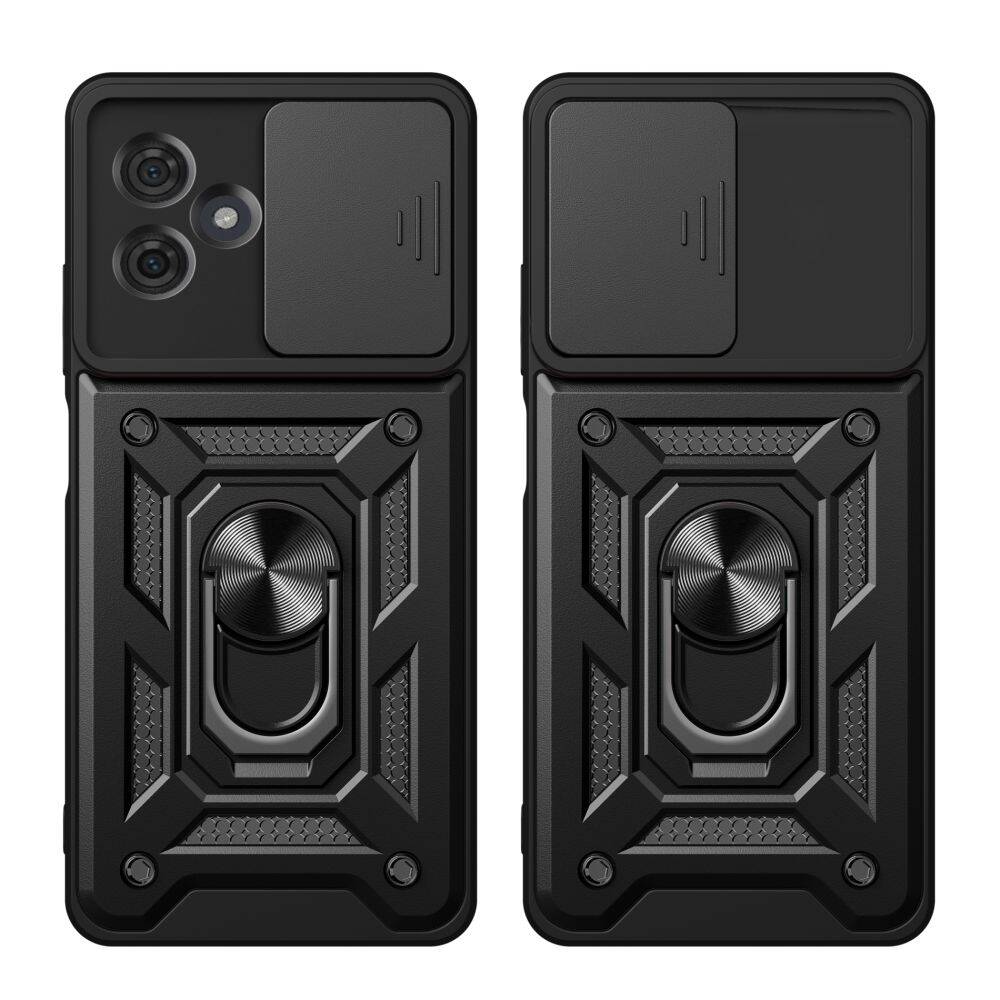 Etui Tech-Protect Camshield Pro Motorola Moto G54 5G Black Case - materiały