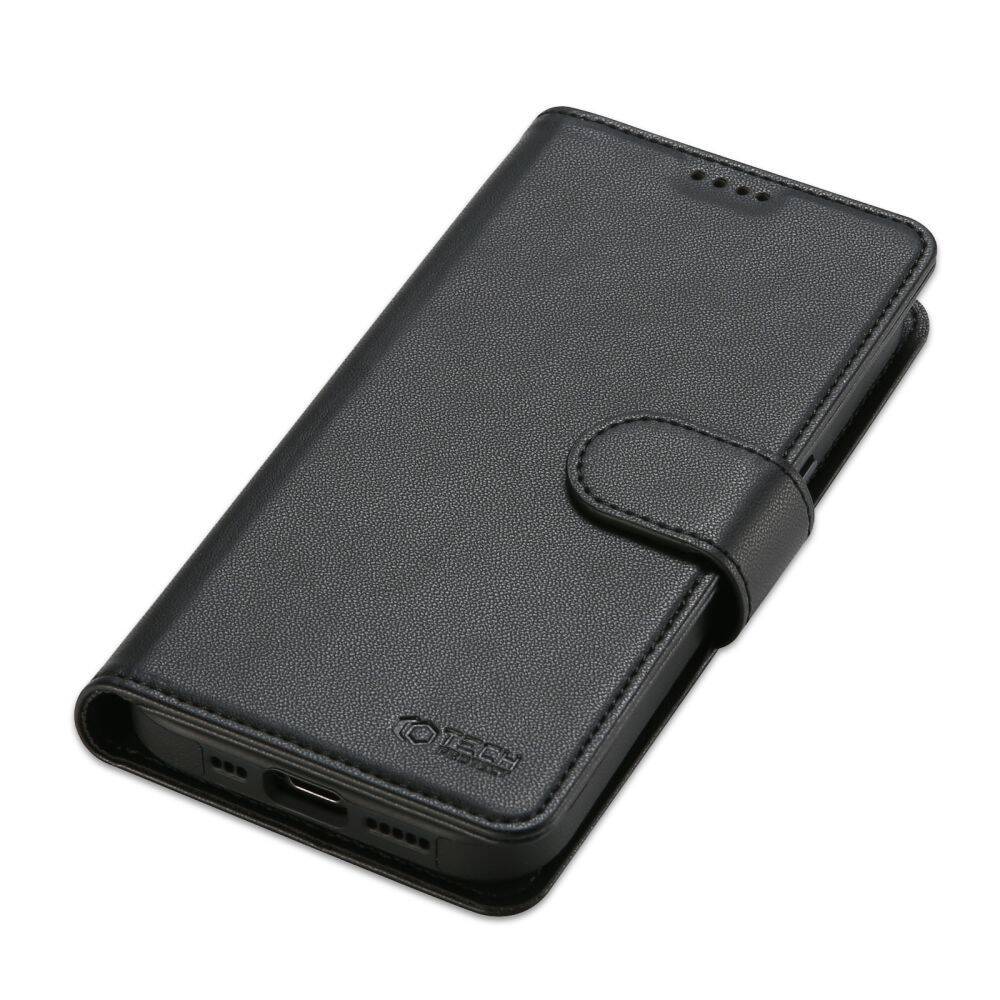 Etui Tech-protect Wallet Magsafe iPhone 15 Pro Black Case z technologią Magsafe