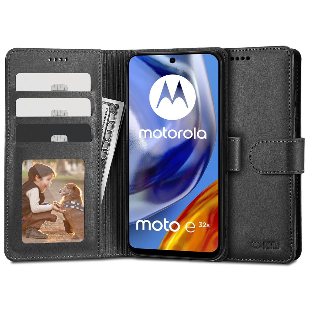 Etui Tech-Protect Wallet dla Motorola Moto G22 - front