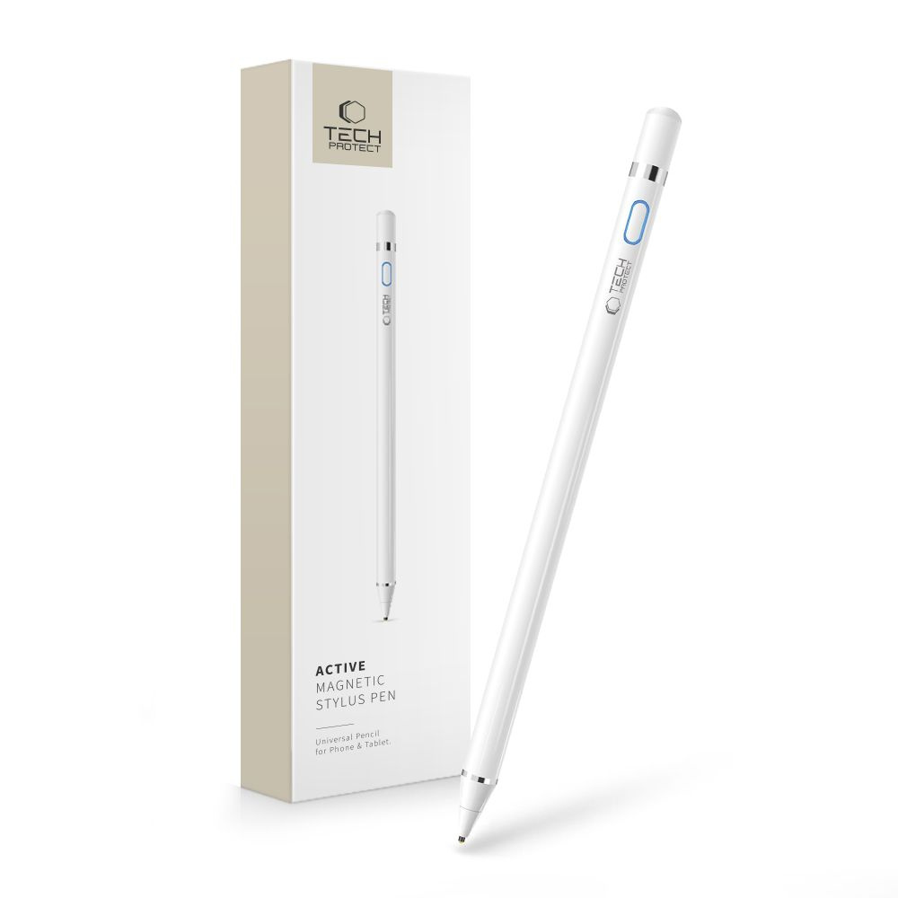 Rysik TECH-PROTECT Active Stylus Pen White