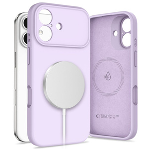 ETUI TECH-PROTECT IPHONE 17 SILICONE MAGSAFE MAUVE