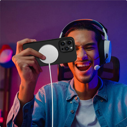 Etui iPhone 15 Tech-protect Silicone Magsafe Case Matte Czarny