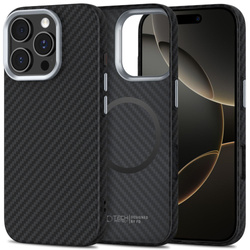 TECH-PROTECT ION CARBON MAGSAFE IPHONE 16 PRO BLACK/SILVER