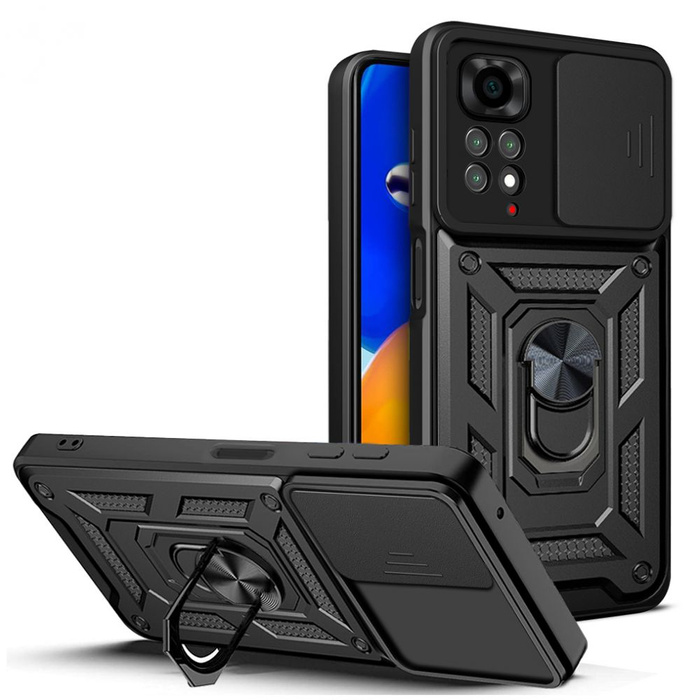 Etui Xiaomi Redmi Note 11 Pro / 11 Pro 5G Tech-Protect Camshield Pro czarne