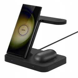 Ładowarka Indukcyjna A11 Tech-Protect 3 In1 Wireless Charger Czarny