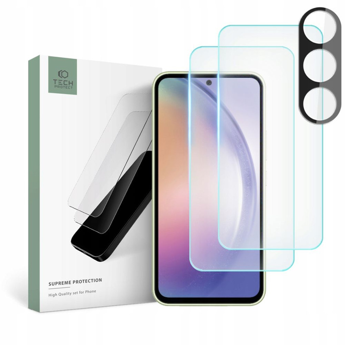 Szkło Hartowane Galaxy A54 5G Tech-protect Supreme Set Clear