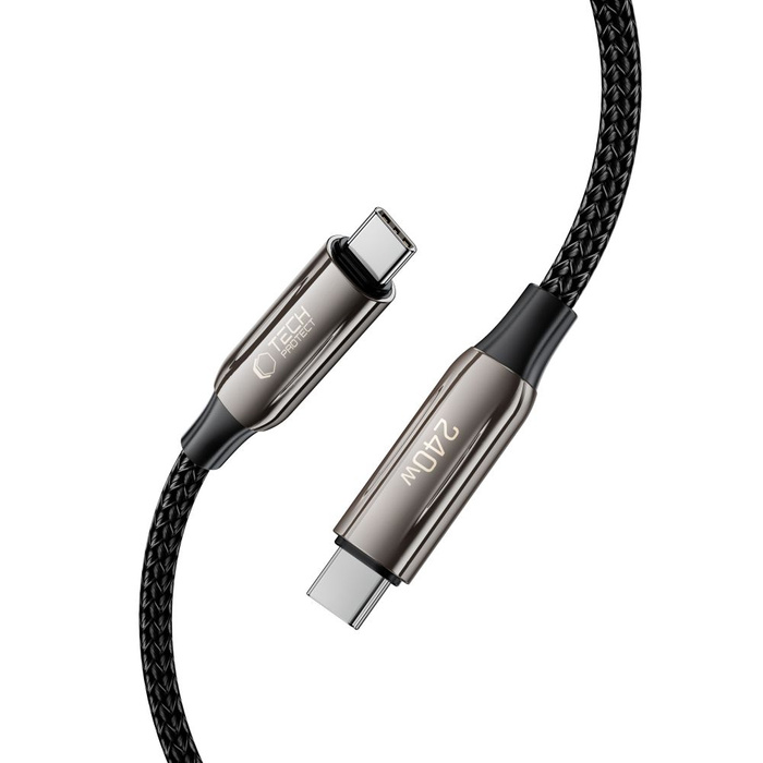 TECH-PROTECT UB10T ULTRABOOST TYPE-C CABLE PD240W/QC4.0 200CM BLACK