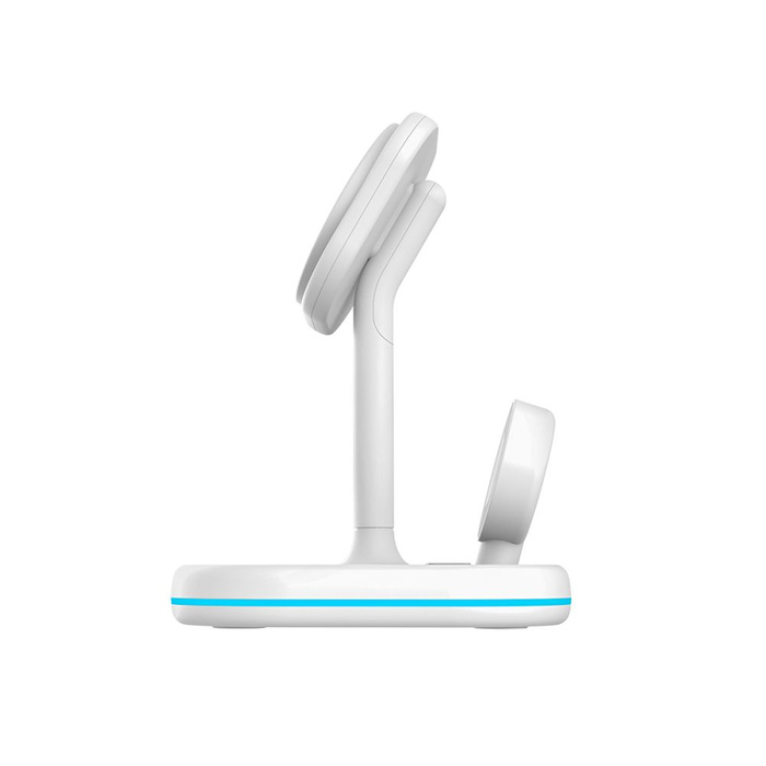 Ładowarka QI15W-A27 Tech-Protect 3in1 Magnetic Magsafe Wireless Charger Biały