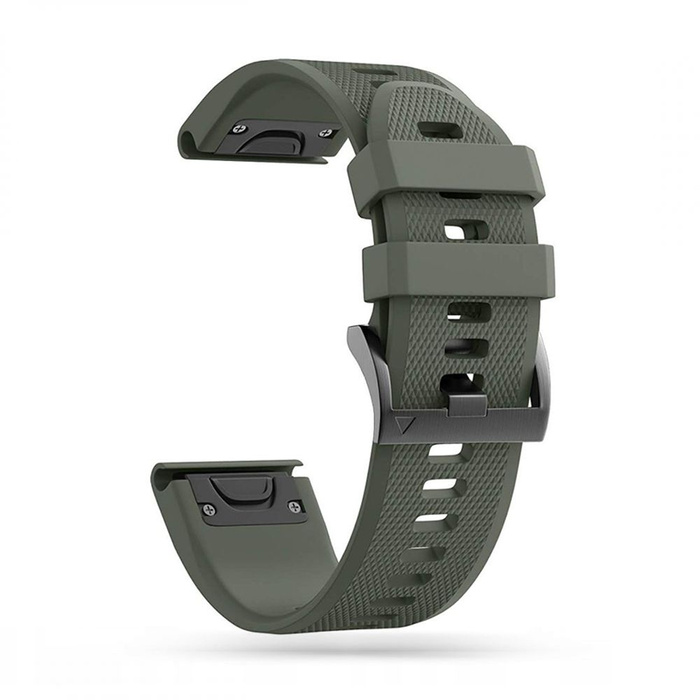 Pasek Garmin Fenix 5 / 6 / 6 Pro TECH-PROTECT Smooth Army Green Zielony