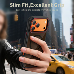 TECH-PROTECT MAGHYBRID MAGSAFE IPHONE 17 PRO BLACK/RED