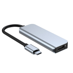 Adapter V2-HUB TECH-PROTECT 4IN1 szary