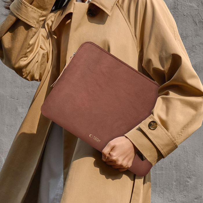 ETUI NA LAPTOPA 15-16 TECH-PROTECT FLEECE BRĄZOWE