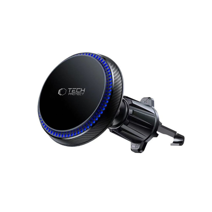 Uchwyt MM15W-V4 Tech-Protect Magnetic Magsafe Vent Car Mount Wireless Charger 15W czarny