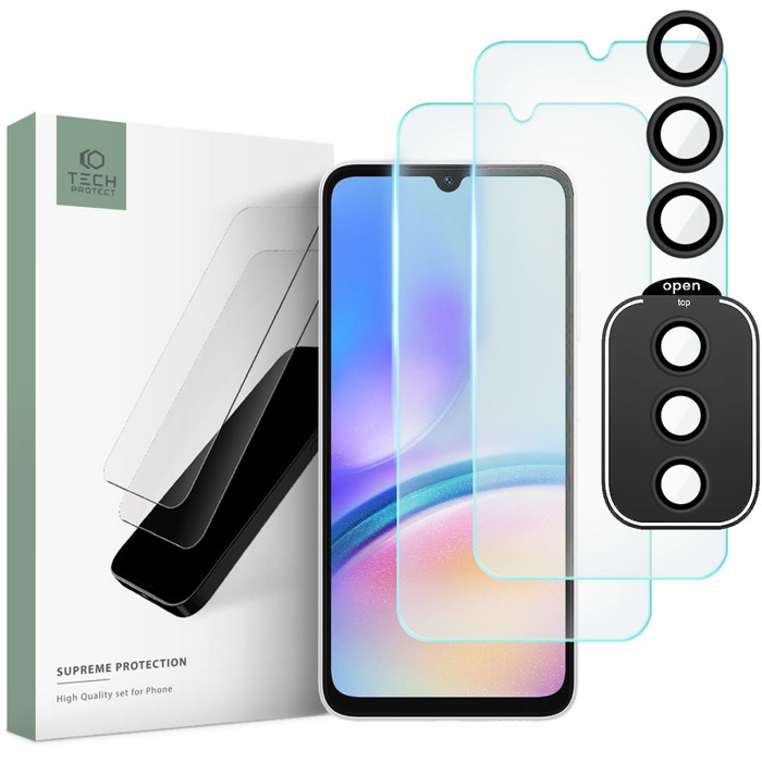 Szkło Hartowane Samsung Galaxy A05s Tech-protect Supreme Set Przezroczyste