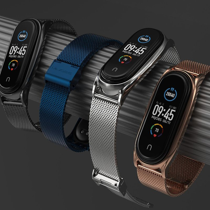 Pasek MI SMART BAND 7 XIAOMI TECH-PROTECT MILANESEBAND złoty