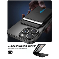 TECH-PROTECT MAGWALLET STAND MAGSAFE UNIVERSAL MAGNETIC CARD HOLDER BLACK