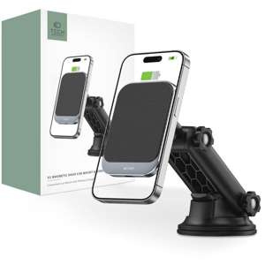 Uchwyt MM15W-V2 Tech-Protect Magnetic Magsafe Dashboard Car Mount Wireless Charger 15W czarny