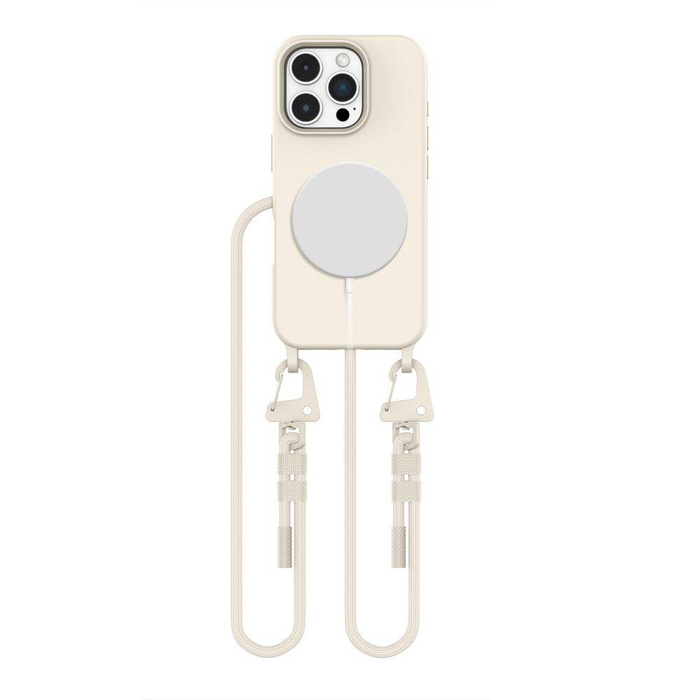 Etui TECH-PROTECT MAGNECKLACE MAGSAFE IPHONE 16 PRO LATTE