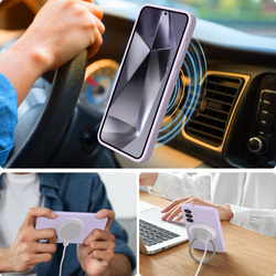 TECH-PROTECT LIQUID SILICONE MAGSAFE GALAXY S25 EDGE MAUVE