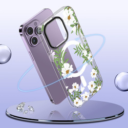 Etui iPhone 14 Pro Max Tech-protect Magmood Magsafe Spring Daisy Case