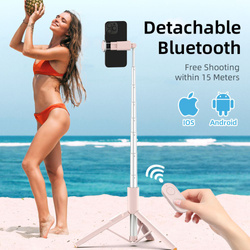 SELFIE STICK STATYW TECH-PROTECT BLUETOOTH RÓŻOWY L09S