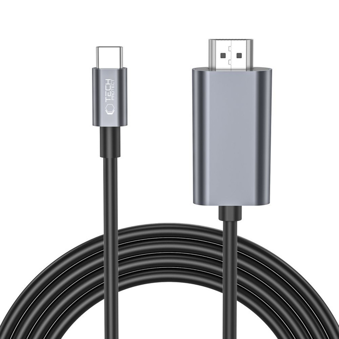 Kabel Ultraboost Tech-Protect USB-C to HDMI 4K 60Hz 200cm czarny