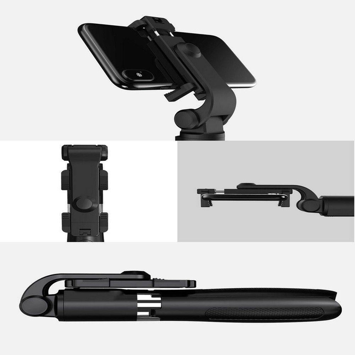 Statyw L01S Tech-Protect Wireless Selfie Stick Tripod czarny