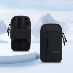 OPASKA NA RAMIĘ TECH-PROTECT M6 UNIWERSALNA SPORT ARMBAND CZARNA