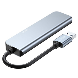Adapter V0-HUB Tech-Protect 5in1 Grey szary