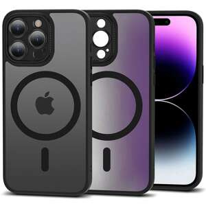 Etui iPhone 15 Pro Tech-protect Magmat Cam+ Magsafe Matowy Czarny